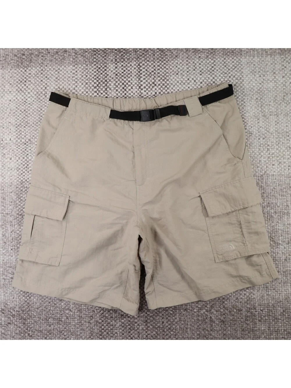 The North Face Horizon Hiking Cargo Shorts Men's XL Tan Khaki Belted 9
